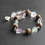 Fluorite Stone Bracelet 
