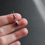 Purple Amethyst Earrings Wi..