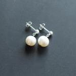 Freshwater Pearl Post Earri..