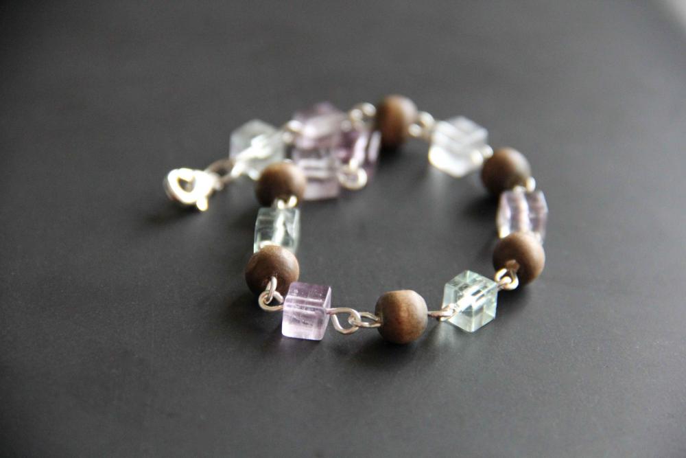 Fluorite Stone Bracelet 