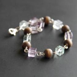 Fluorite Stone Bracelet  